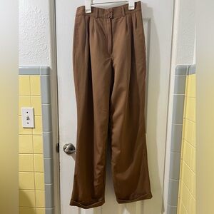 Women’s Brown Vintage Pendleton Slacks Highwaisted